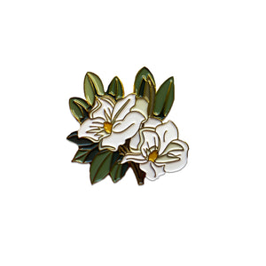 Magnolia Enamel Pin