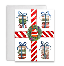 Load image into Gallery viewer, Macarons Christmas Greeting Card
