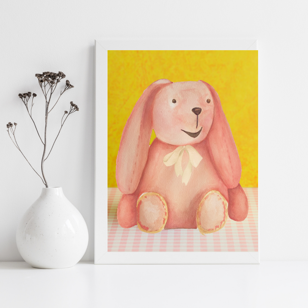 Ophelia Bunny Art Print