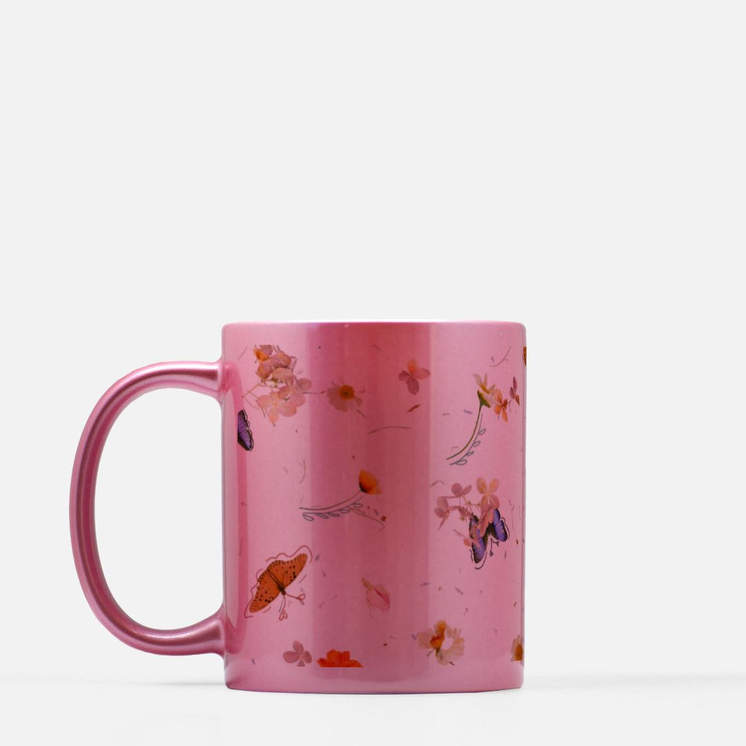 Floral Explosion Pink Mug