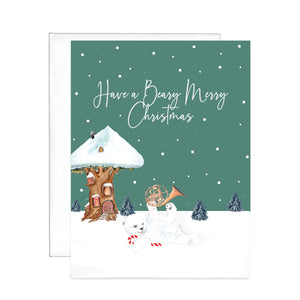 Beary Merry Christmas Greeting Card