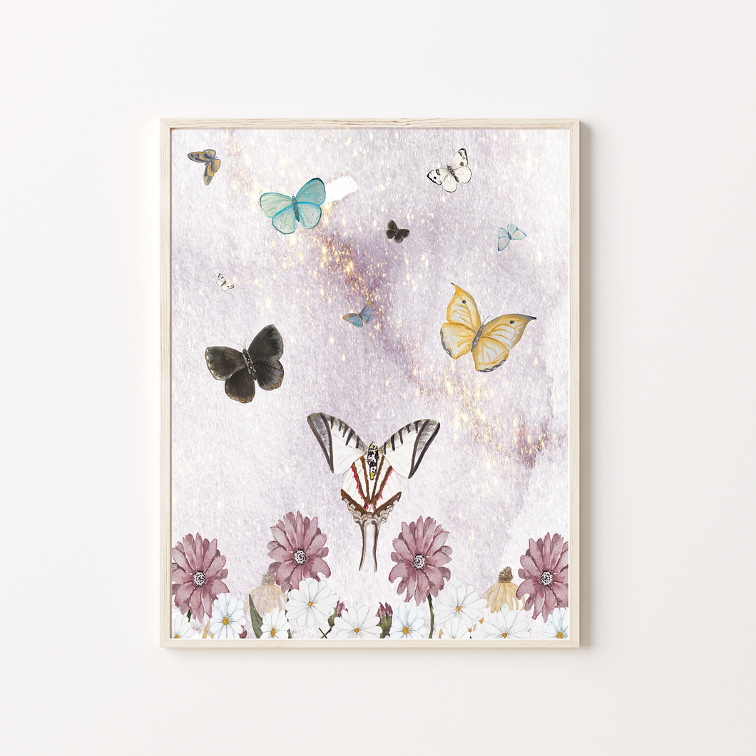 Butterfly Bloom Art Print