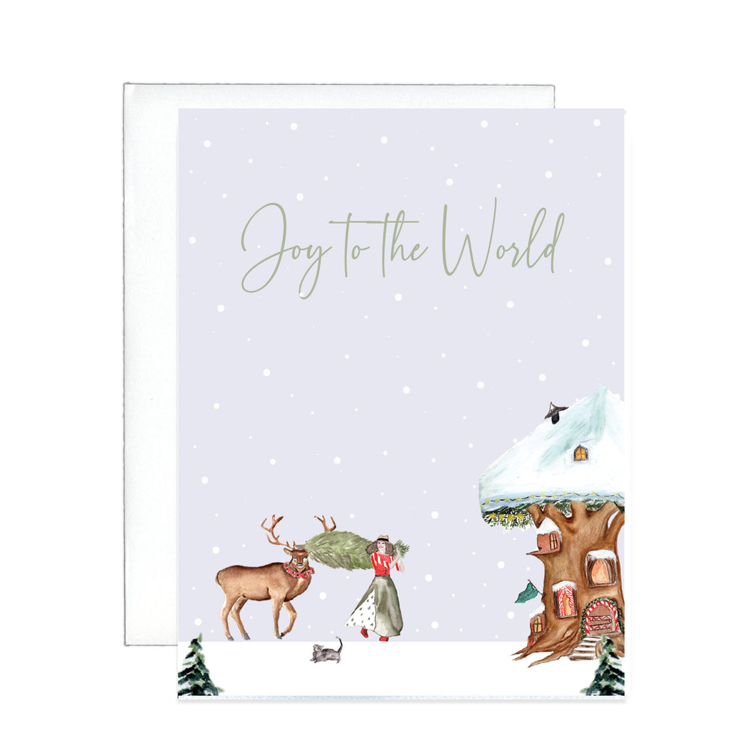Joy to the World Greeting Card