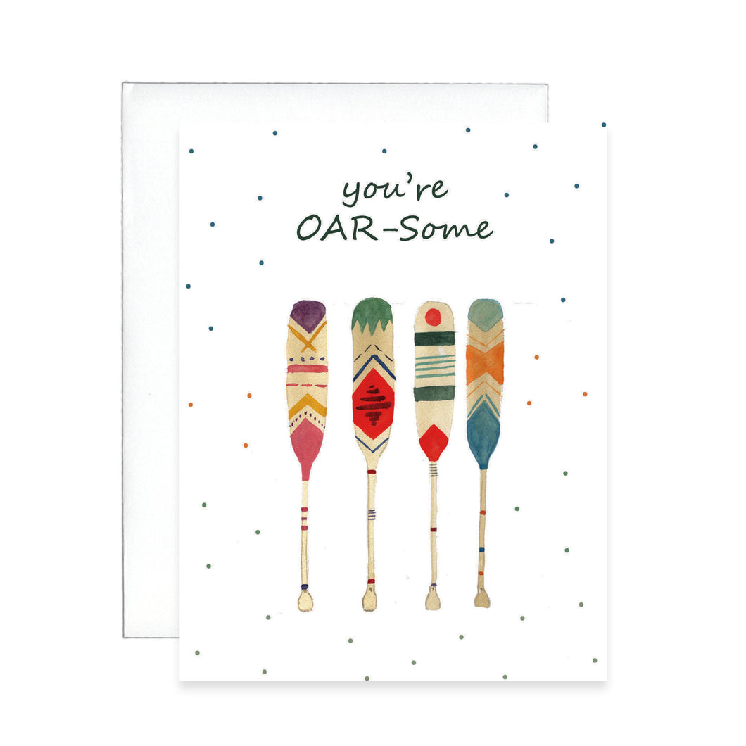You're Oar-some greeting cards